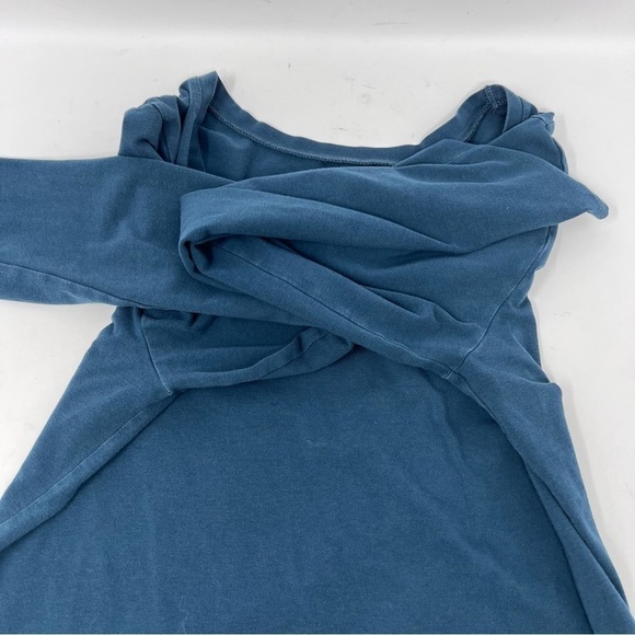 Bundle Motherhood Maternity Scoop Neck 3/4 Sleeve Tops Sz L Purple Teal Stretch - Picture 11 of 11